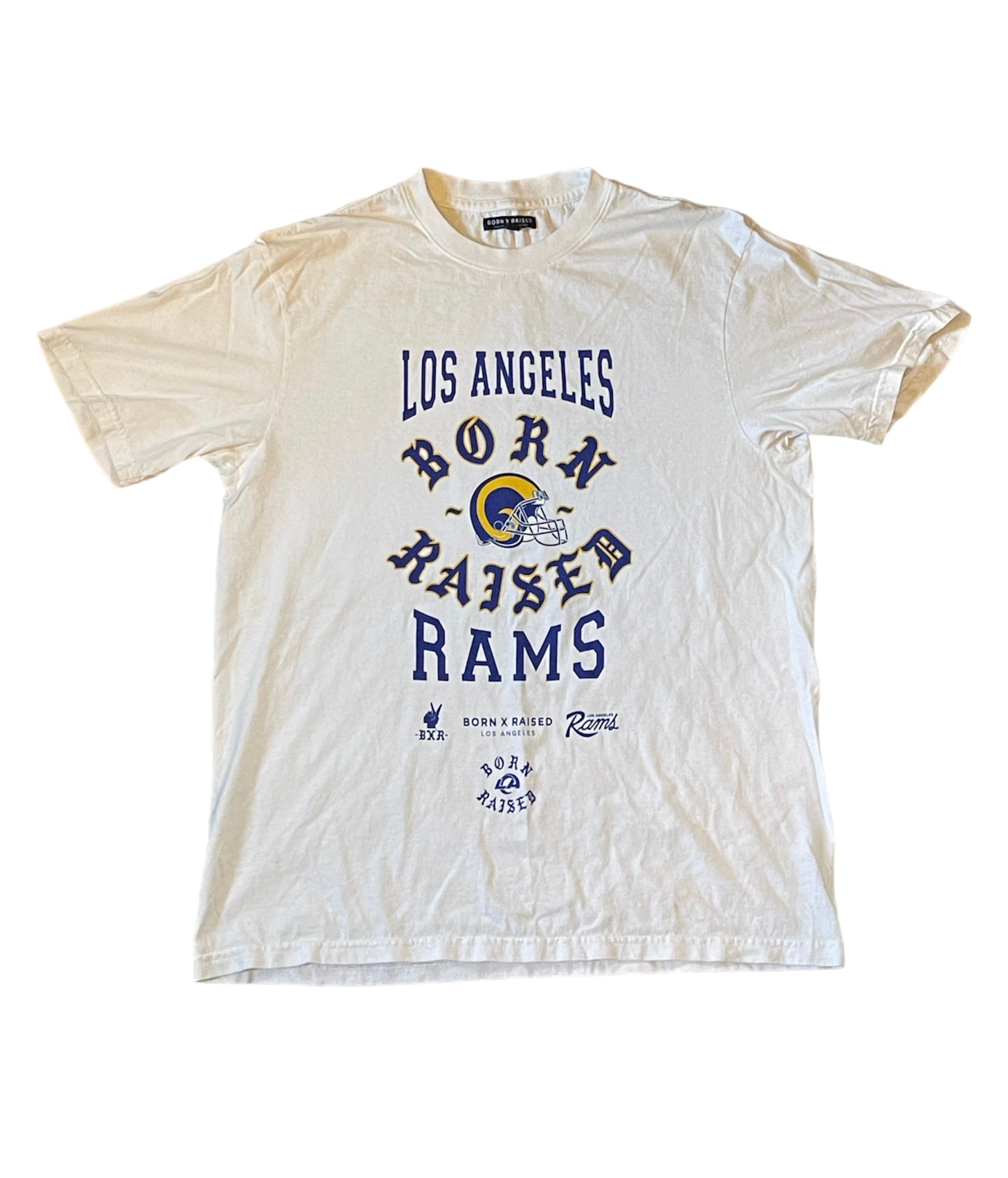 Born x Raised Los Angeles Rams T-Shirt – themeccamarket